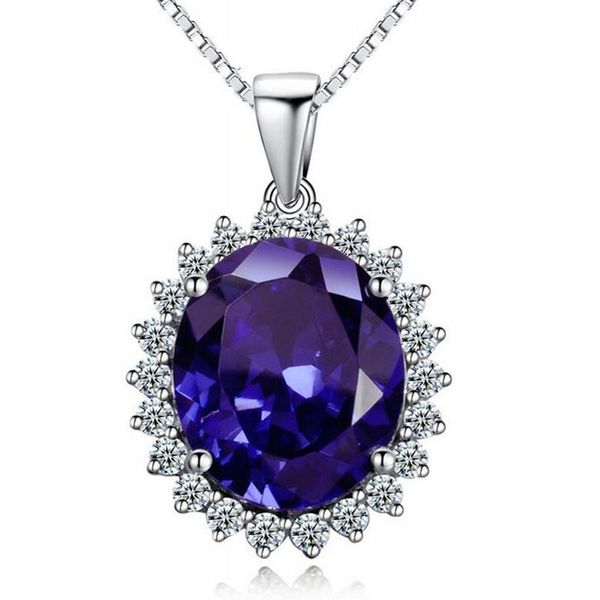 princess diana wedding necklace jewelry really solid 925 sterling silver oval blue sapphire gemstone necklaces gift for women girlfriend
princess diana wedding necklace jewelry really solid 925 sterling silver oval blue sapphire gemstone necklaces gift for women girlfriend