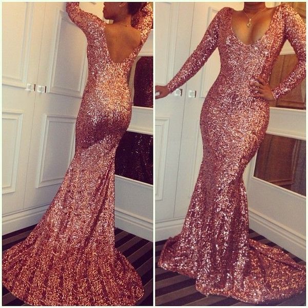 bling sequined rose pink long sleeves evening dresses mermaid 2017 backless scoop long prom party gowns celebrity dresses custom, Black;red
bling sequined rose pink long sleeves evening dresses mermaid 2017 backless scoop long prom party gowns celebrity dresses custom, Black;red