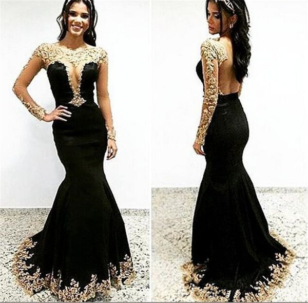 2019 black bateau neck backless lace arabic evening dresses sheer long sleeves mermaid prom gowns appliques celebrity evening dresses, Black;red
2019 black bateau neck backless lace arabic evening dresses sheer long sleeves mermaid prom gowns appliques celebrity evening dresses, Black;red
