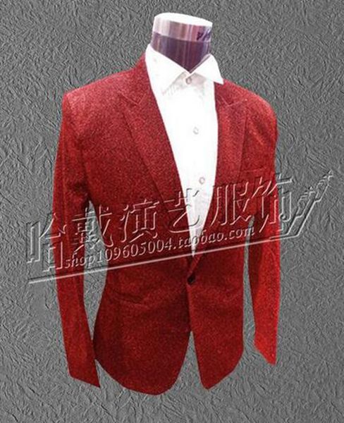 men's fashion personality costumes nightclub singer star stage performance clothing sequins suit jacket and trousers/s - 4 xl, Black;red
men's fashion personality costumes nightclub singer star stage performance clothing sequins suit jacket and trousers/s - 4 xl, Black;red