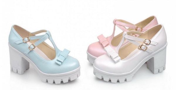 the spring of 2017 round head thick with japanese single institute wind high-heeled platform shoes bottom with contracted breathable femal, Black
the spring of 2017 round head thick with japanese single institute wind high-heeled platform shoes bottom with contracted breathable femal, Black