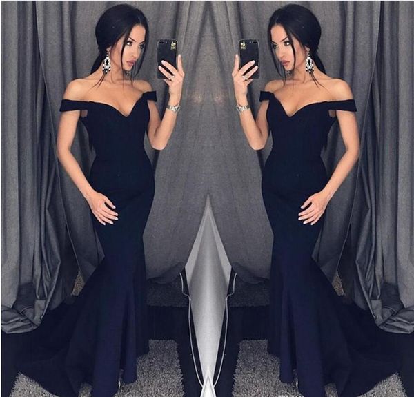 black v-neck mermaid long evening dresses prom dresses satin formal evening gowns vestido de noche special occasion dresses, Black;red
black v-neck mermaid long evening dresses prom dresses satin formal evening gowns vestido de noche special occasion dresses, Black;red