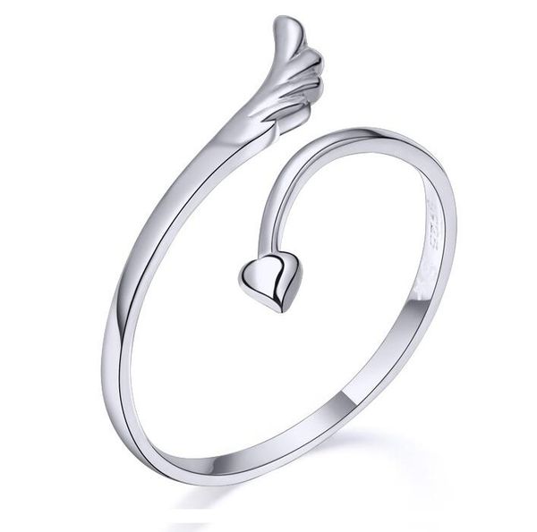 925 sterling silver wings shape Ring Open adjustable size Don't fade birthday gift Factory direct selling high quality Wedding Ring Gift box
925 sterling silver wings shape Ring Open adjustable size Don't fade birthday gift Factory direct selling high quality Wedding Ring Gift box
