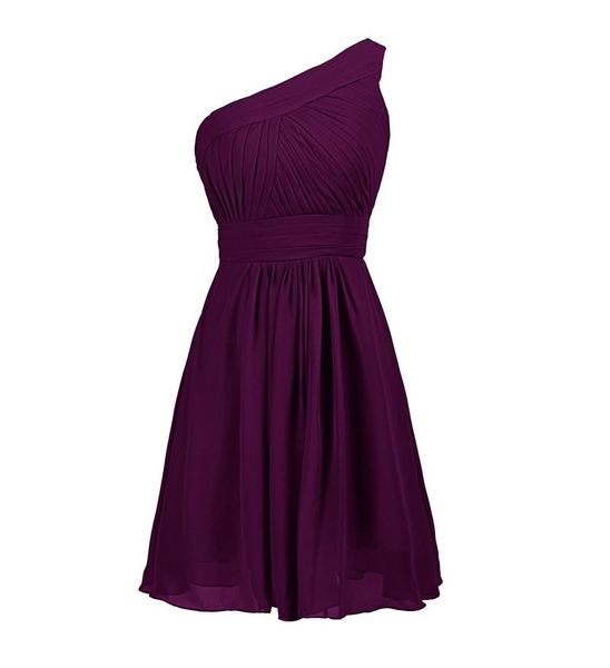 pleated one shoulder short chiffon bridesmaid dresses 2019 knee length bridesmaid dresses elegant wedding party dress, White;pink
pleated one shoulder short chiffon bridesmaid dresses 2019 knee length bridesmaid dresses elegant wedding party dress, White;pink