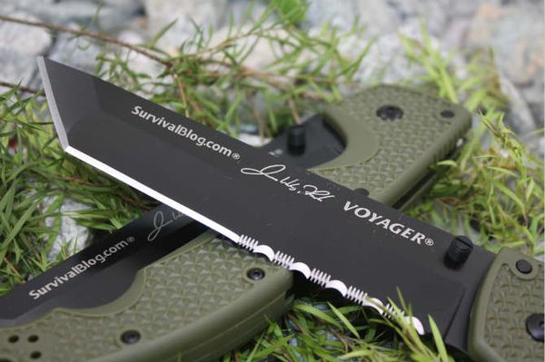 

Tactical Tool 2 Styles Cold Steel Knife 29UXTGH VOYAGER XL CTS XHP Tanto knife Voyager Series Custom Edition Collection Knife Gift F698E