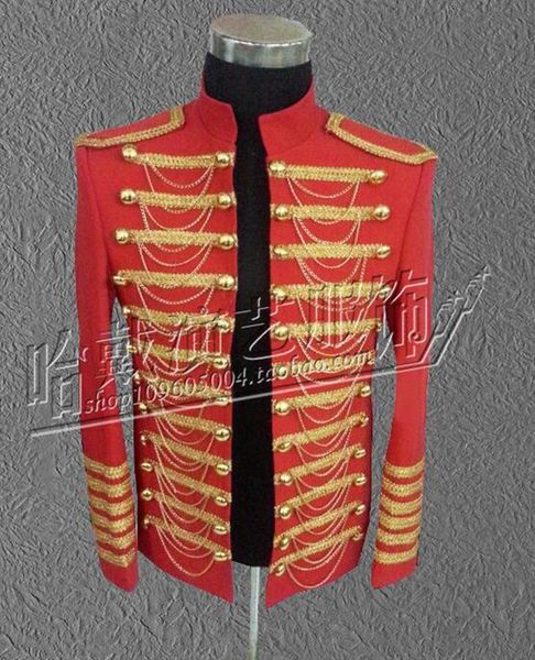 men's fashion personality han edition night club singer star stage performance clothing costumes studio p coat/s - 5 xl, Black;red
men's fashion personality han edition night club singer star stage performance clothing costumes studio p coat/s - 5 xl, Black;red