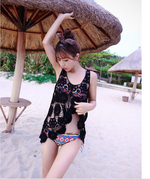 2019 women hollow out swim beach swimwear crochet bikinis beach cover ups for women plus size dresses, White;black
2019 women hollow out swim beach swimwear crochet bikinis beach cover ups for women plus size dresses, White;black