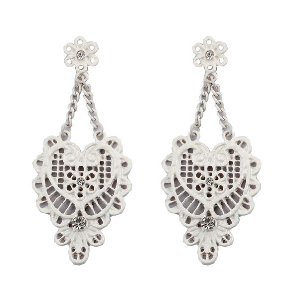 the new design of the hollow lace retro fashion jewelry painting selling ladies earrings europe, Silver
the new design of the hollow lace retro fashion jewelry painting selling ladies earrings europe, Silver