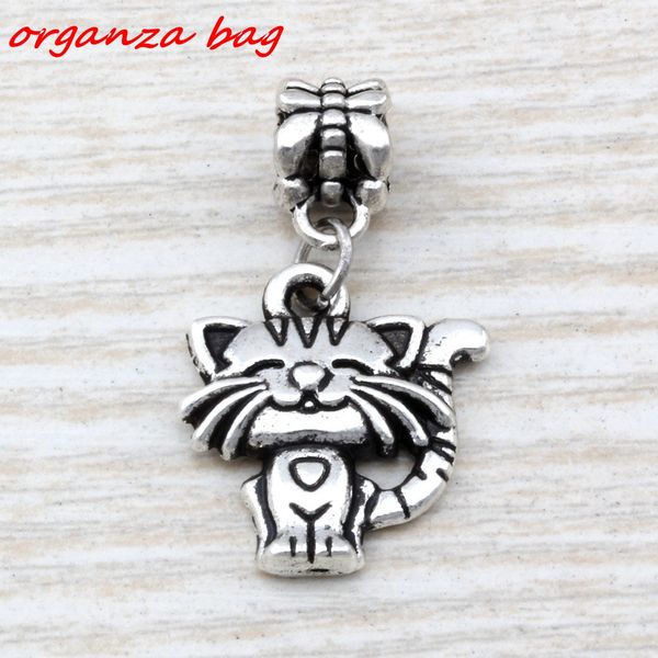 mic .100pcs/ lot dangle ancient silver single-sided cute cat charm big hole beads fit european charm bracelet jewelry a-110a, Bronze;silver
mic .100pcs/ lot dangle ancient silver single-sided cute cat charm big hole beads fit european charm bracelet jewelry a-110a, Bronze;silver