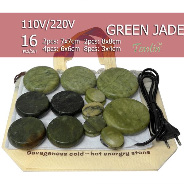 new tontin 16pcs/set green jade body massage stone beauty salon spa tool with heating bag 110v or 220v ysgyp-nls
new tontin 16pcs/set green jade body massage stone beauty salon spa tool with heating bag 110v or 220v ysgyp-nls