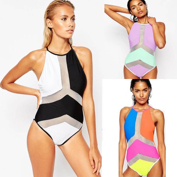 wholesale- mesh monokini white black high neck one piece swimsuit female swimwear 2017 patchwork trikini one-piece bathing suit high waist
wholesale- mesh monokini white black high neck one piece swimsuit female swimwear 2017 patchwork trikini one-piece bathing suit high waist