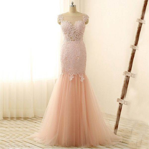 blush prom dresses mermaid illusion bodice long formal evening party gowns sheer bateau neck cap sleeves lace appliques tulle skirt, Black
blush prom dresses mermaid illusion bodice long formal evening party gowns sheer bateau neck cap sleeves lace appliques tulle skirt, Black