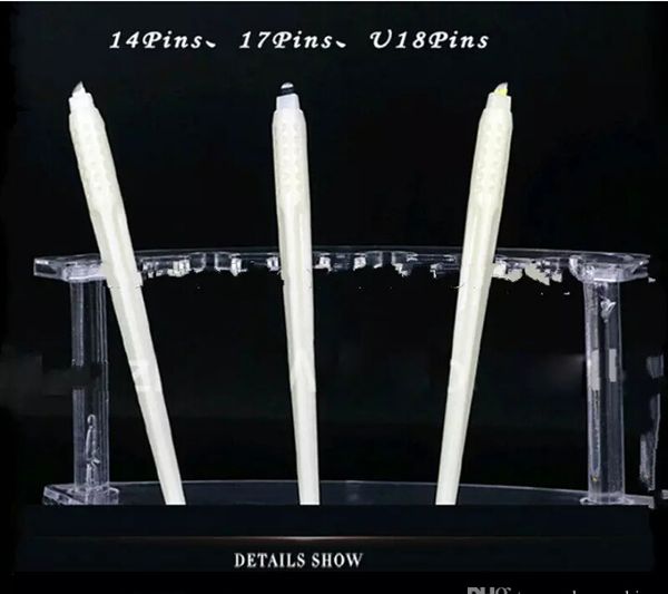 Hot Top quality 50pcs permanent makeup white disposable microblading pens with 7/12/14/17/18U pins needles embroidery blades free shipping
Hot Top quality 50pcs permanent makeup white disposable microblading pens with 7/12/14/17/18U pins needles embroidery blades free shipping