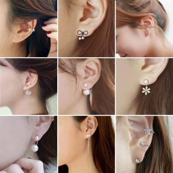 mix delivery, earring with different shape diamond pearl decorating, noble delicate and beautiful for women, and high quality, Golden;silver
mix delivery, earring with different shape diamond pearl decorating, noble delicate and beautiful for women, and high quality, Golden;silver