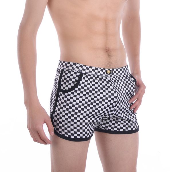 wholesale-men button black and white plaid shorts new fashion casual loose outdoor jogging sports shorts with pocket fx1016, White;black
wholesale-men button black and white plaid shorts new fashion casual loose outdoor jogging sports shorts with pocket fx1016, White;black