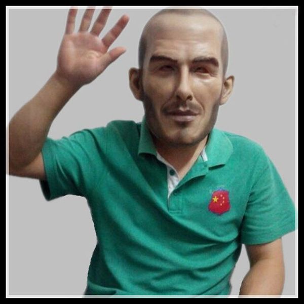 Wholesale 2017 Halloween Party Realistic Famous Person Mask Beckham Latex mask soccer celebrities overhead mask fancy celebrities cosplay
Wholesale 2017 Halloween Party Realistic Famous Person Mask Beckham Latex mask soccer celebrities overhead mask fancy celebrities cosplay