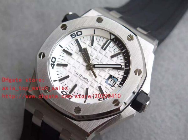 version luxury automatic mechanical 42mm white dial stainless steel mens watch watches rubber strap, Slivery;brown
version luxury automatic mechanical 42mm white dial stainless steel mens watch watches rubber strap, Slivery;brown