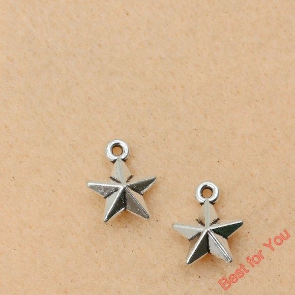 100pcs tibetan silver plated 3d star charms pendants for jewelry making diy craft handmade 15x12mm jewelry making, Bronze;silver
100pcs tibetan silver plated 3d star charms pendants for jewelry making diy craft handmade 15x12mm jewelry making, Bronze;silver