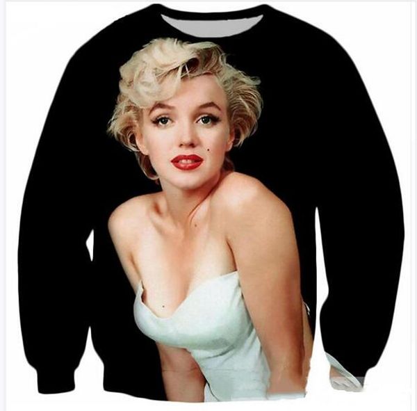 fashion women men goddess marilyn monroe funny 3d print crewneck sweatshirt fashion clothing outfits jumper casual wys00023, Black
fashion women men goddess marilyn monroe funny 3d print crewneck sweatshirt fashion clothing outfits jumper casual wys00023, Black