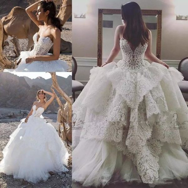 luxury strapless lace pealrs garden a line wedding dresses puffy tiered skirts dubai arabic church plus size wedding gowns3013, White
luxury strapless lace pealrs garden a line wedding dresses puffy tiered skirts dubai arabic church plus size wedding gowns3013, White
