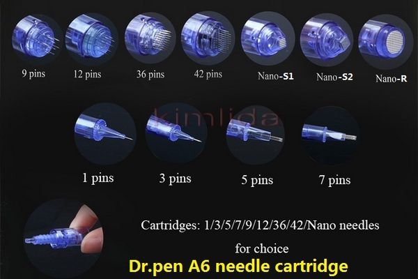 1/ 3 /5 /7/ 9/ 12 / 36 / 42 pin nano needle cartridge for dr.pen ultima a6 auto electric dermapen
1/ 3 /5 /7/ 9/ 12 / 36 / 42 pin nano needle cartridge for dr.pen ultima a6 auto electric dermapen