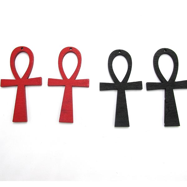wholesale- 10pairs/lot 6cm ankh wooden earrings red and black color mixed, Golden;silver
wholesale- 10pairs/lot 6cm ankh wooden earrings red and black color mixed, Golden;silver