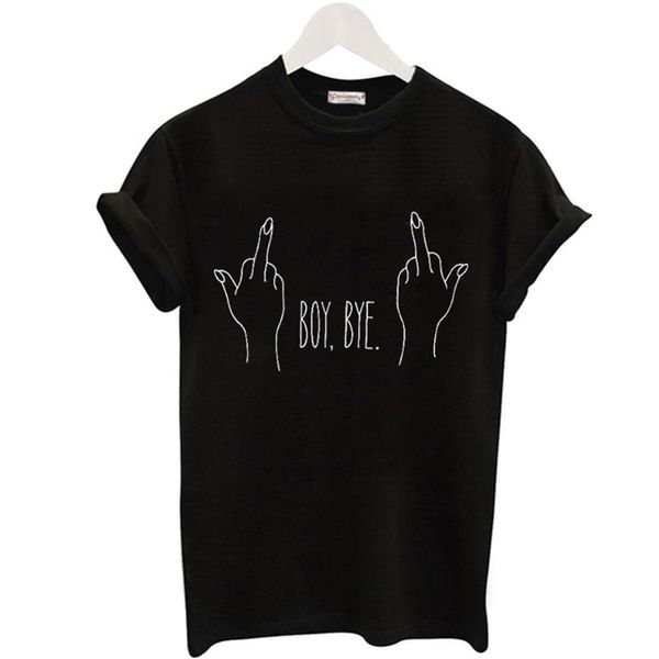 wholesale- 2017 new fashion t-shirt women boy bye letter printing t shirt women casual brand tee shirt femme woman clothing, White
wholesale- 2017 new fashion t-shirt women boy bye letter printing t shirt women casual brand tee shirt femme woman clothing, White