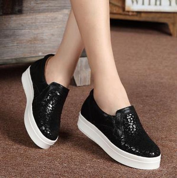 women 2528 platform loafers ladies 2017 brand women new casual leather shoes flats for fashion shoes flat platform xtksn, Black
women 2528 platform loafers ladies 2017 brand women new casual leather shoes flats for fashion shoes flat platform xtksn, Black