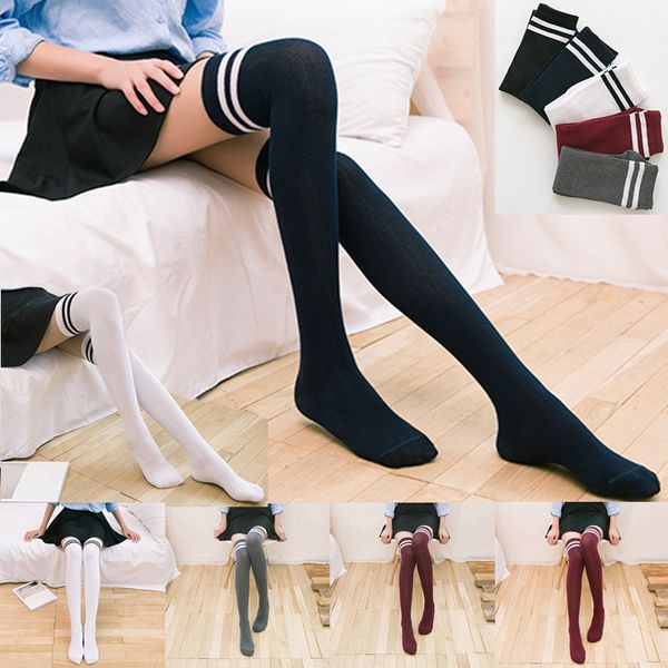 autumn and winter women girl knee socks japanese high socks plus stockings cotton thicken skid thin stockings women's socks, Black;white
autumn and winter women girl knee socks japanese high socks plus stockings cotton thicken skid thin stockings women's socks, Black;white