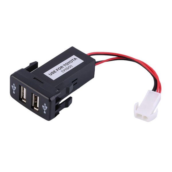 CS-270 Brand New Free Shipping 12/24V Dual USB Ports Dashboard Mount Car Charger Adapter 5V 2.1A+1A For TOYOTA
CS-270 Brand New Free Shipping 12/24V Dual USB Ports Dashboard Mount Car Charger Adapter 5V 2.1A+1A For TOYOTA