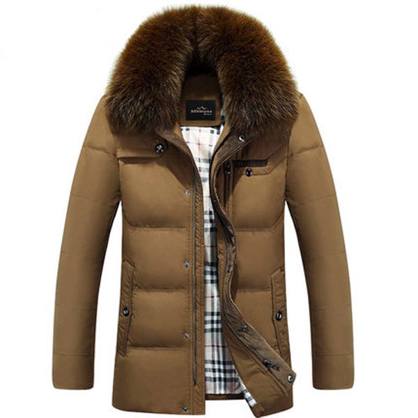 fall-2016 new fashion men winter down coat imitation fox fur collar male thickening plus size jacket white duck down parkas hj112, Black
fall-2016 new fashion men winter down coat imitation fox fur collar male thickening plus size jacket white duck down parkas hj112, Black