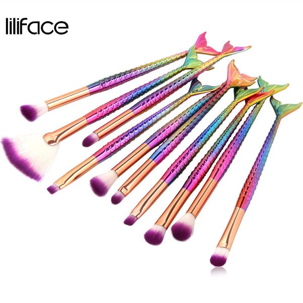 mermaid makeup brushes set 10pcs professional foundation eyeshadow lip contour concealer eyes make up brush kit tools
mermaid makeup brushes set 10pcs professional foundation eyeshadow lip contour concealer eyes make up brush kit tools