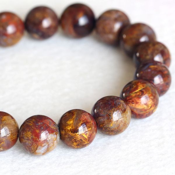 natural genuine a zambia blue brown pietersite stretch men's stretch finish bracelet round big beads 12mm 04333, Black
natural genuine a zambia blue brown pietersite stretch men's stretch finish bracelet round big beads 12mm 04333, Black