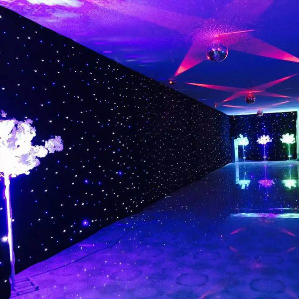 High Quality Blue - White Colors Shiny LED Star Curtain Wedding Backdrop Decoration Cloth With DMX 512 Controller Any Size to Choose
High Quality Blue - White Colors Shiny LED Star Curtain Wedding Backdrop Decoration Cloth With DMX 512 Controller Any Size to Choose
