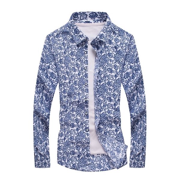 wholesale- the new long-sleeved cotton shirt men's business casual men's clothing brand fashion wild print shirt formal oversized, White;black
wholesale- the new long-sleeved cotton shirt men's business casual men's clothing brand fashion wild print shirt formal oversized, White;black