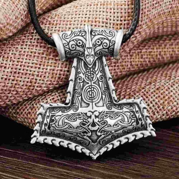 punk Norse Vikings Amulet PENDANT Necklace Raven Thor's Hammer Pendant Necklace Original Animal Viking Jewelry hot sale
punk Norse Vikings Amulet PENDANT Necklace Raven Thor's Hammer Pendant Necklace Original Animal Viking Jewelry hot sale