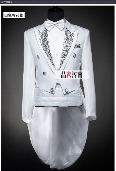 wholesale-black white men's suits groom costume wedding groomsman/men's tuxedo dress costume stage chorus command bridegroom, White;black
wholesale-black white men's suits groom costume wedding groomsman/men's tuxedo dress costume stage chorus command bridegroom, White;black