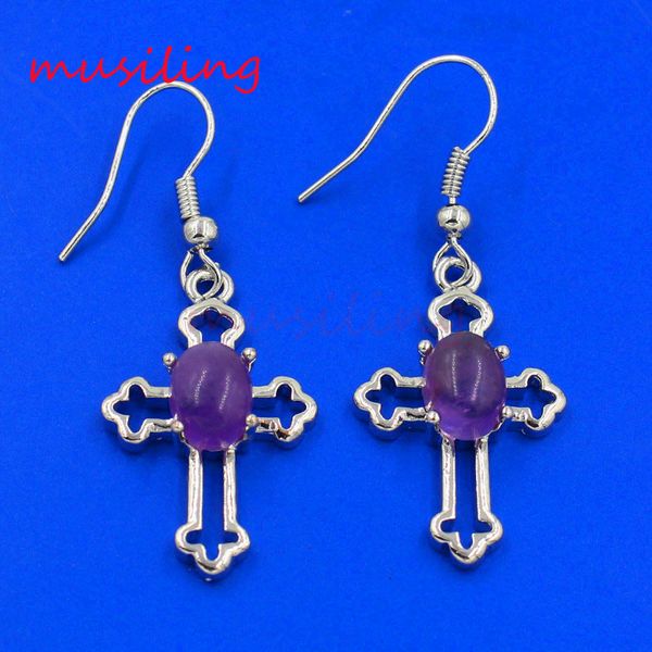 cross natural stone drop earrings silver plated gem stone crystal opal etc earring accessories jewelry for women, Golden
cross natural stone drop earrings silver plated gem stone crystal opal etc earring accessories jewelry for women, Golden