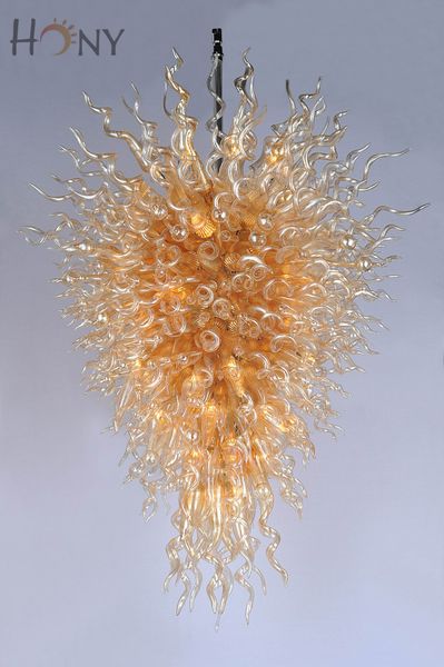 ac led 100% handmade villa lighting l large murano big chandelier centerpiece
