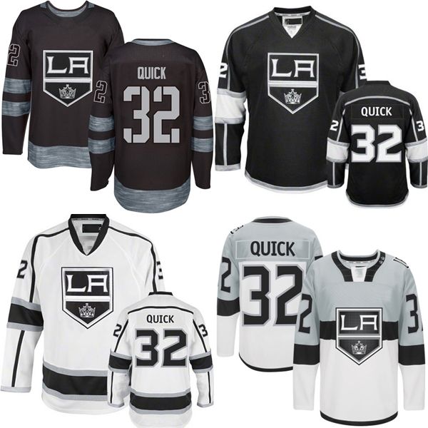 2016 new style los angeles kings 2015 mens 32 jonathan quick black white premier ice hockey jerseys, Black;red
2016 new style los angeles kings 2015 mens 32 jonathan quick black white premier ice hockey jerseys, Black;red