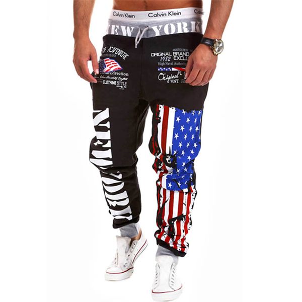 wholesale-2016 new man pants american flag printed hip-pop sport trousers casual loose bottoms drawstring cotton joggers harem pants m-3xl, Black
wholesale-2016 new man pants american flag printed hip-pop sport trousers casual loose bottoms drawstring cotton joggers harem pants m-3xl, Black