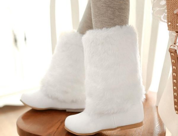2017 winter women new style flat heel winter boots, Black