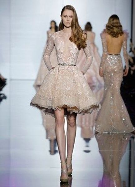 lace appliques tulle long sleeves champagne ivory sash short/mini elie saab prom graduation cocktail dresses evening gowns party guest, Black
lace appliques tulle long sleeves champagne ivory sash short/mini elie saab prom graduation cocktail dresses evening gowns party guest, Black
