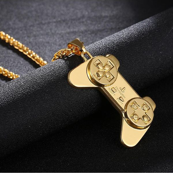 New Arrivals Hip Hop Iced Out New Game Controller Pendant Necklace Gifts Fashion Jewelry for Men
New Arrivals Hip Hop Iced Out New Game Controller Pendant Necklace Gifts Fashion Jewelry for Men