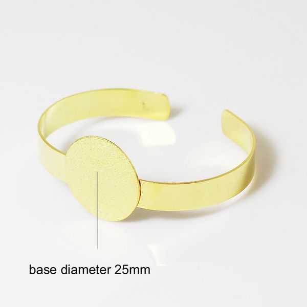 beadsnice jewelry bracelet brass cuff bangle with 25mm flat pad nice for cabochon or cameo diy jewelry id 4737, White
beadsnice jewelry bracelet brass cuff bangle with 25mm flat pad nice for cabochon or cameo diy jewelry id 4737, White