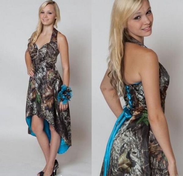 custom made high low blue camo bridesmaid dresses bride maid of honor dress with corset lace-up back, White;pink
custom made high low blue camo bridesmaid dresses bride maid of honor dress with corset lace-up back, White;pink
