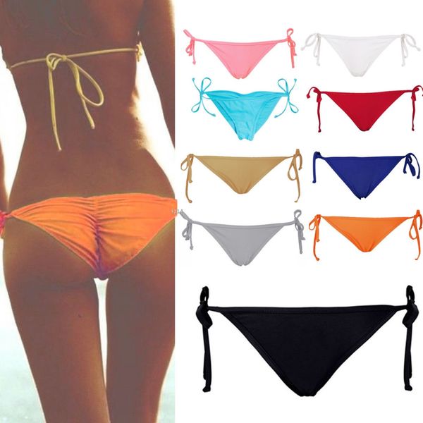wholesale-solid pink bikini women summer beach solid bottom ruched tie side panties plus size intimates smile culotte femme, Black;pink
wholesale-solid pink bikini women summer beach solid bottom ruched tie side panties plus size intimates smile culotte femme, Black;pink