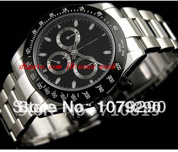 luxury watch wristwatch 7750 movement 116520 black dial automatic chronograph mens men's watch watches, Slivery;brown
luxury watch wristwatch 7750 movement 116520 black dial automatic chronograph mens men's watch watches, Slivery;brown