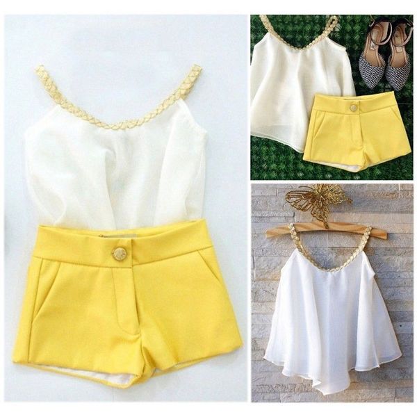 Girls Outfits Braided Braces Tops+Pants Hot Sale Summer Children Clothes 2-10 Years Kids Girls Outfits 2 pieces sets
Girls Outfits Braided Braces Tops+Pants Hot Sale Summer Children Clothes 2-10 Years Kids Girls Outfits 2 pieces sets