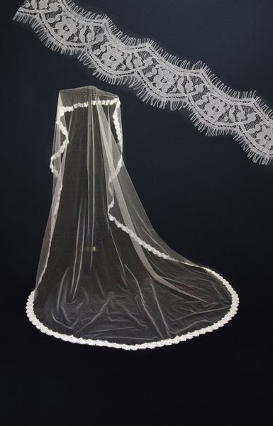 sale romantic alloy comb elegant luxury white ivory chapel lace applique veil mantilla veil bridal head pieces, Black
sale romantic alloy comb elegant luxury white ivory chapel lace applique veil mantilla veil bridal head pieces, Black